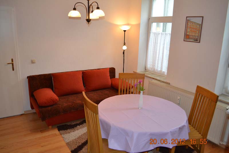 Leipzig Ferienwohnung und Monteurzimmer Connewitz: Wohnzimmer